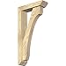 Ekena Millwork BKT0402X14X26LEC06RDF Legacy Slat Rough Sawn Bracket w/Offset Brace, Douglas Fir