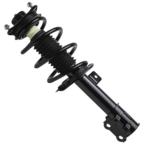 Image of Detroit Axle - 4pc Front Struts Kit for 2011 Hyundai Sonata [GAS], 2 Struts with Coil Spring Assembly 2 Lower Control Arm with Ball Joint Replacement Suspension Kit