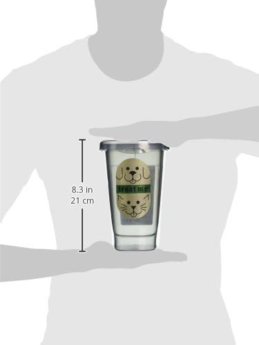 Miniatura 9 de Van Ness Recipiente hermético para mascotas y almacenamiento de alimentos para gatos, capacidad de 2 libras