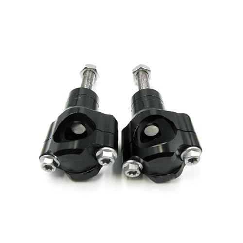 Rehausseurs de guidon 28mm noir collier fixation moto tout-terrain Enduro Suzuki