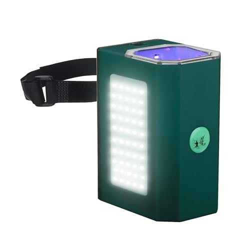 Luz UV para señuelos de pesca nocturna impermeable con correa manos libres Eupheng