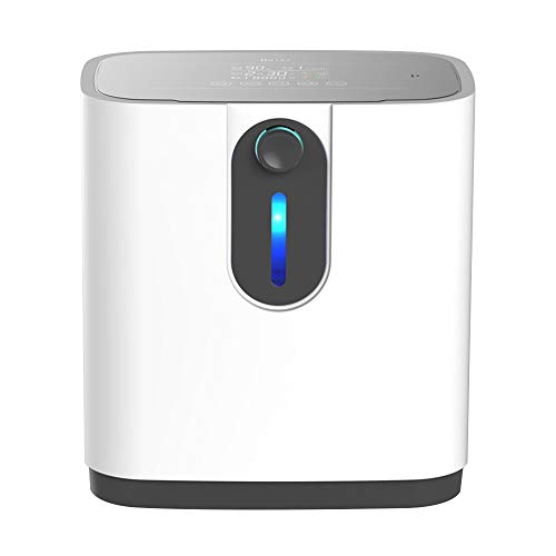 Generador de Concentrador de Oxígeno, TOPQSC 1-7L / min Generador de Concentrador de Oxígeno Portátil, 93% Generador de oxígeno de alta concentración, Generador de oxígeno de aire doméstico(ZY-1Z)