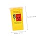 TOVINANNA 1Stk Klingen-Recycling-Box Rasierklingenbehälter Abfallbehälter für Rasierklingen Sicherheitsbox für Rasierklingen Mülltonne Tasche anspitzer Spender Yellow