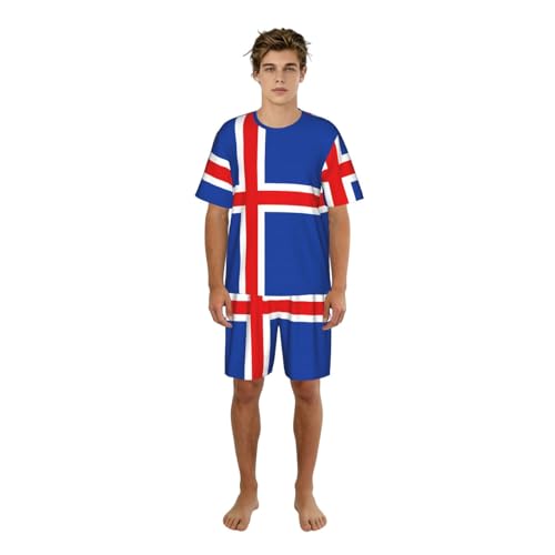 Pyjama Islande confortable pour sommeil réparateur | Ensemble de nuit doux