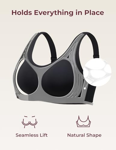 Image of Momcozy Seamless Comfort Bra, Wireless Full-Coverage Everyday Wear, Invisible All-Day Support