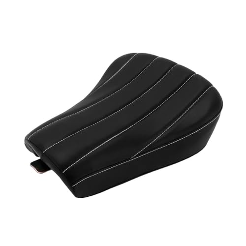 Siège moto à deux places haut de gamme en cuir synthétique noir pour Sportster 72 XL1200V