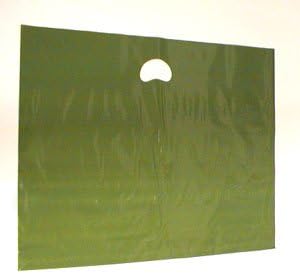 Plastic Bags, 55cm wide 'Harrods green' plastic carrier bags, Boxes of 500