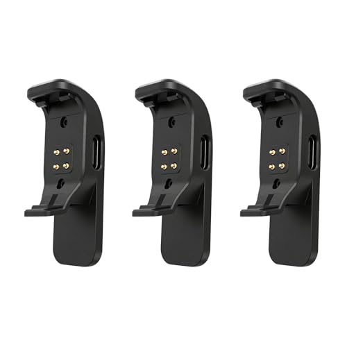 3-Pack Charging Clip for Garmin Alpha T20 TT25 Dog Training Collar, Replacment Charging Clip Converter Type-C Charger Adapter