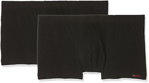 Palmers Herren Pure Cotton Pants Doppelpack Boxershorts, Schwarz (Schwarz 900), Small (2er Pack)