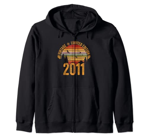 Vintage 2011 Limited Edition, Legend Since 2011 Felpa con Cappuccio