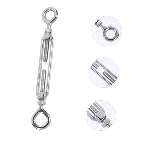 Tensores de Acero Inoxidable para Cuerda con Ojo y Ojo, 5.12 x 0.79 x 0.28 pulgadas, Alta Resistencia miniatura 3