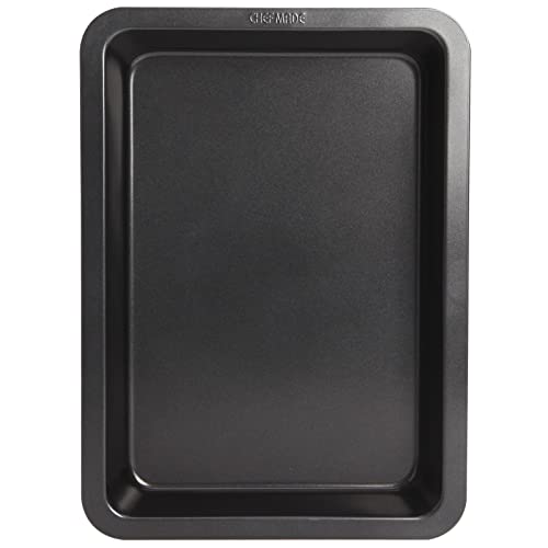 CHEFMADE Nonstick Rectangle Cake Pan - 13-Inch Deep Dish Bakeware for Perfect Baking, 9.3" x 13.3" x 1.6"
