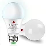 Interruptor Automático: desde el anochecer hasta el amanecer, la bombilla está equipada con un sensor de luz incorporado, que se enciende automáticamente por la noche y se apaga al amanecer.
