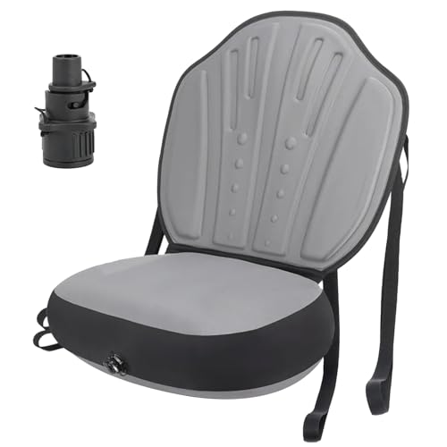 Kayak Seat [Detachable] - Paddle Board Seats with Back Support Adjustable Seat for Paddle Board | Inflatable Paddle Board Accessories & Kayak Accessories | Cushioned Seat with Sturdy Straps