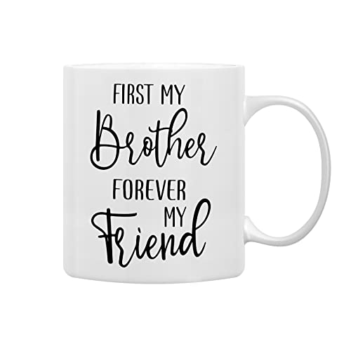 QASHWEY Brother & Friend Coffee Mug 11oz