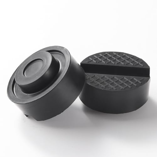 YIXISI 2 Pièces Bloc en Caoutchouc, Caoutchouc Cric, Tampon pour cric avec Conception...