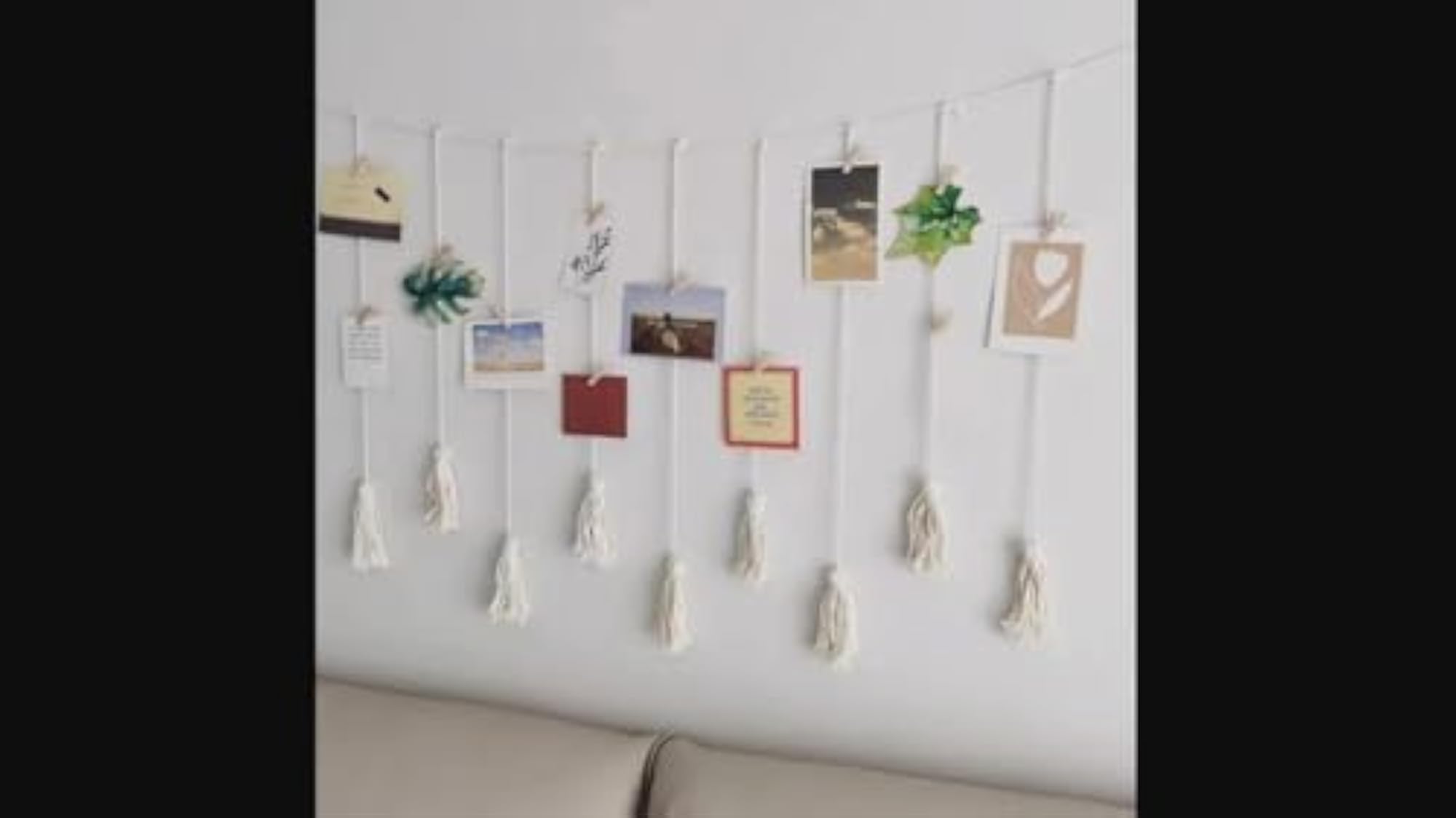 Nordic Photo Wall Hanging, Creative Room Decor