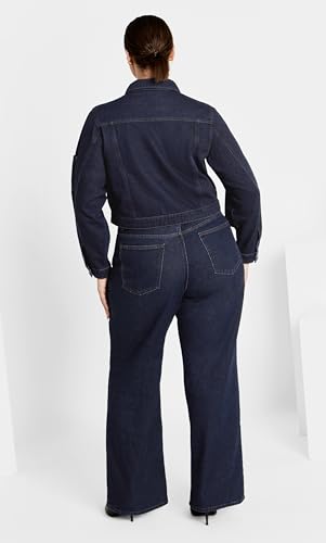 City Chic Women's Plus Size Jacket-Denim JoJo4