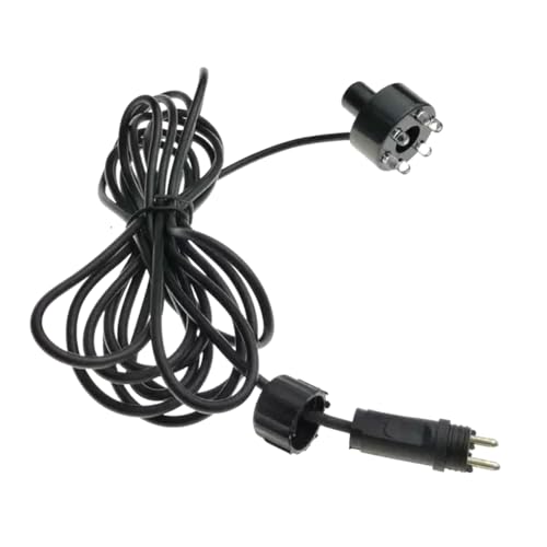 Fegtrtyoa RGB 6 LED AC12V Water Fountain Light mit 2 -Pin -Anschluss Unterwasserteich Lichter Wasserleuchten für Den Pool, Garten