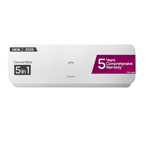 Godrej 1.5 Ton 3 Star, 5 Years Comprehensive Warranty,AI Powered,...