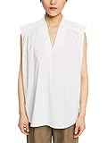 ESPRIT Collection Damen 052EO1F323 Bluse, 100/WHITE, S