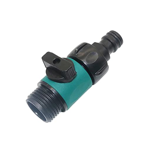 Válvula de plástico con acoplamientos rápidos y conector de rosca de 3/4" 2