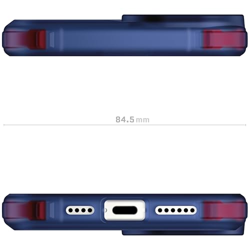 Coque iPhone 16 Plus Ghostek Covert bleue transparente MagSafe - 7