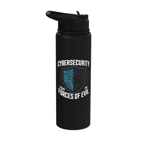 Cybersecurity Analyst IT Security Profession Cyber Security Stainless Steel Insulated Water Bottle
