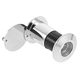 Ciieeo Türspion mit Abdeckung für Haustüren Türsicherheitsvorrichtung aus Robustem Material 26mm Glaslinse Passgenau für Türstärken 46 76mm Schutz für Privatsphäre und Sichtschutz