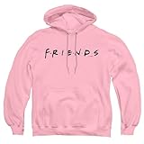 Popfunk Friends TV Logo Pullover Hoodie (X-Large) Pink
