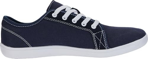 Image of WHITIN Women's Canvas Barefoot Shoes | Wide Sneakers | Classic Fit W81V2 | Machine Washable, Breathable Fashion Canvas, Flexible Support During Training, Simple Design, Natural Feel, Wide Fit Walking