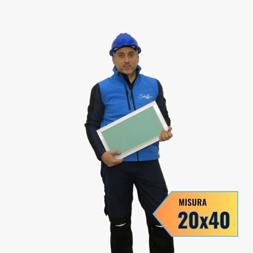 Cartongesso.pro Inspektionsklappe Gipskartonplatten | Standard-Trocknerklappe | Klappen für Trockenbauwände außerhalb Standard | Inspektionstür für alle Maße (20 x 40)