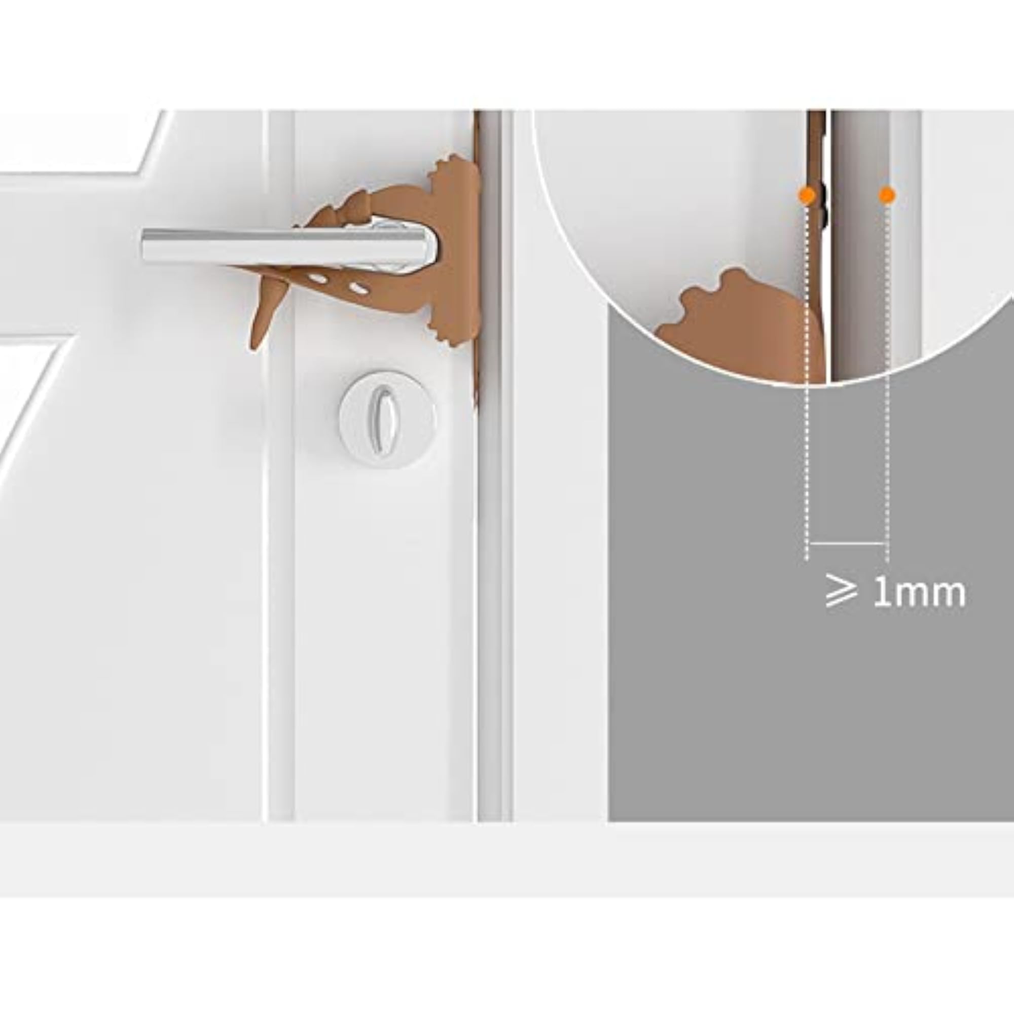 3x Flexible Door Closing Cushion for Home Use