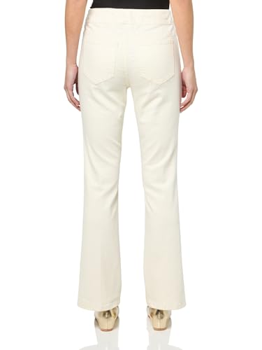 SLIM-SATION Women's Pull-on Pintuck Flare Leg Jean with Real Front and Back Pockets2