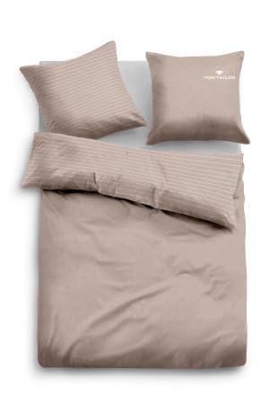 TOM TAILOR Bettwäsche 0047651-1 x 40x80 + 1 x 135x200 cm Leinen-Optik