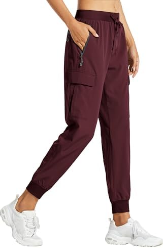 Libin Damen Wanderhose Cargohose Trekkinghose Jogginghose | Funktionshose Sommerhose Leichter Damen Trekkinghose Wasserdicht Outdoorhose Schnelltrocken Freizeithose Mit Taschen