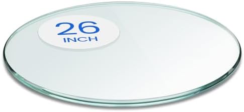 Dulles Glass 26 inch Round Glass Table Top - Tempered - 3/8" Thic...