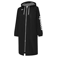Speedo Kid's Logo Classic Deck Coat, Black, 10-11 Years