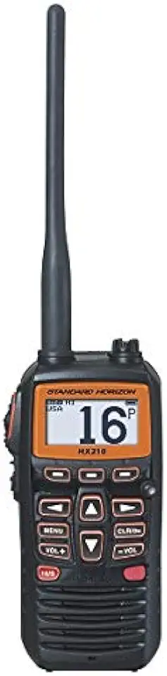 Standard Horizon HX210 HX210 6W compacto flutuante portátil portátil Vhf