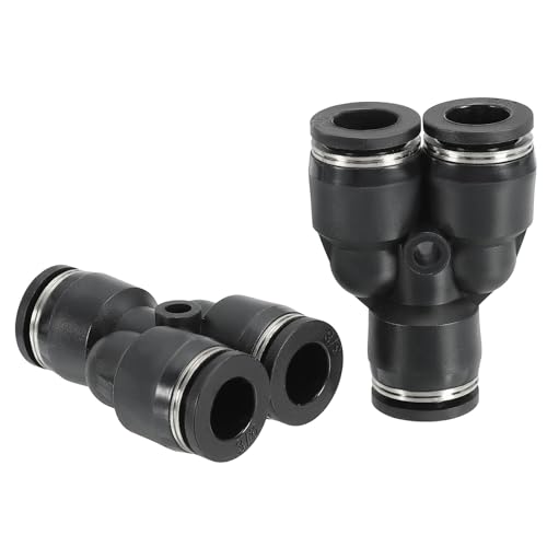 Accesorios de rosca tipo Y de 3 vías y 3/8 pulgadas para tuberías de aire comprimido