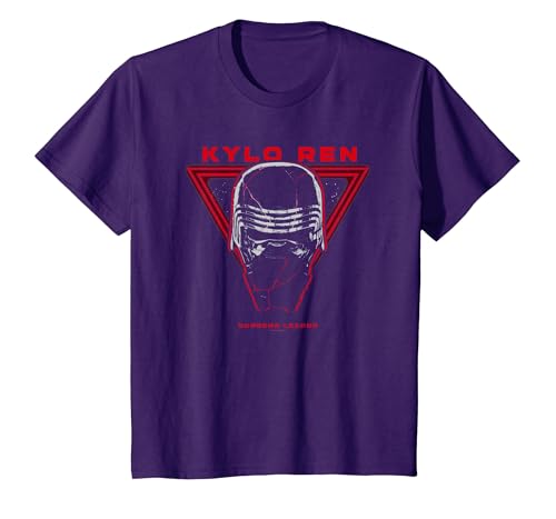 Image of Star Wars The Rise of Skywalker Supreme Leader Kylo Ren T-Shirt, Youth, Purple, Small