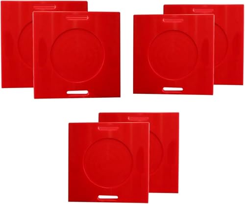 Stabilisateurs de grue en polyéthylène 30x30x5 cm, tapis de calage carrés empilables