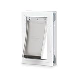 PetSafe Freedom Aluminum Pet Door for Dogs and Cats, Small, White, Tinted Vinyl Flap