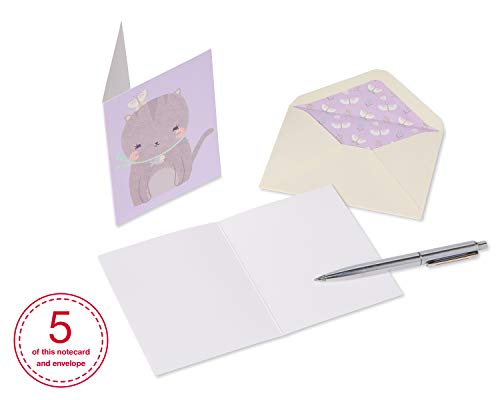 Image of Papyrus Blank Cards with Envelopes, Playful Critters (20-Count)