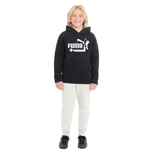 PUMA Youth Boys Hoodie - Black M-10/12