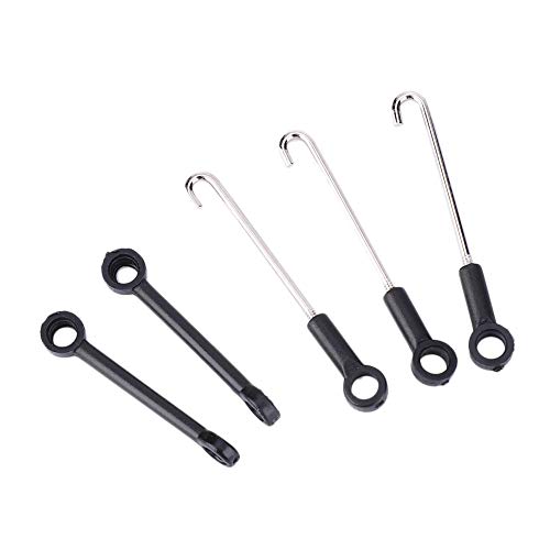 Vbest life Pack of 5pcs RC Connecting Rod, RC Aircraft Upgrade Part Compatible with WLtoys V977 V966 XK K110