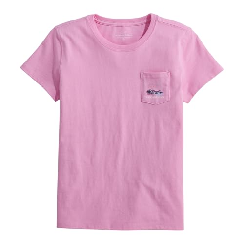 vineyard vines Girls' Beach Fireworks Whale Fill Short-Sleeve Pocket Tee2