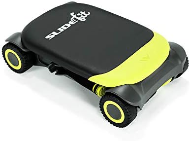 Wonder Core Slide Fit : Ab Roller- Exercise Machine- Core Training at Home Workout - Fitness Games - Ab Wheel Roller for Home Gym- Personal Training App- Home Skateboard Workout (Green)