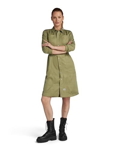 G-STAR Femmes Fitted Shirt Dress : Votre tenue élégante du bureau aux terrasses