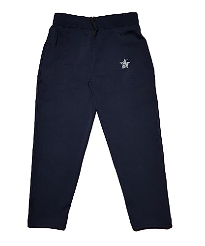 Image of STARLATH Unisex Kids Trackpants, 4 Way Lycra Stretchable Pants and Lowers for Boys and Girls Kids, Use Daily Routine, Multi Sports Activity Pant (Multicolors Pack of 2)